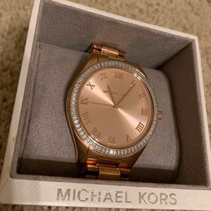 Michael Kors rose gold watch